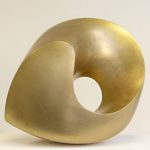 „Wirbel“, Bronze, 2019, 42x38x25 cm