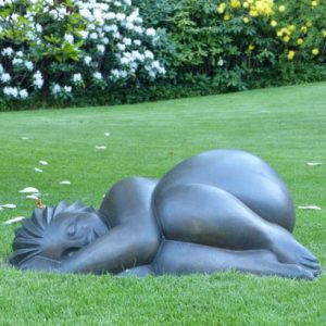 „Schlafende“, Bronze, 2016, 90x40x60 cm