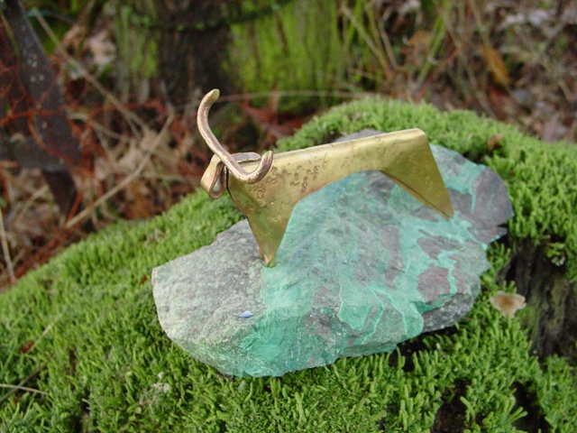 Kleinplastik - Messing, Bronze, Malachit