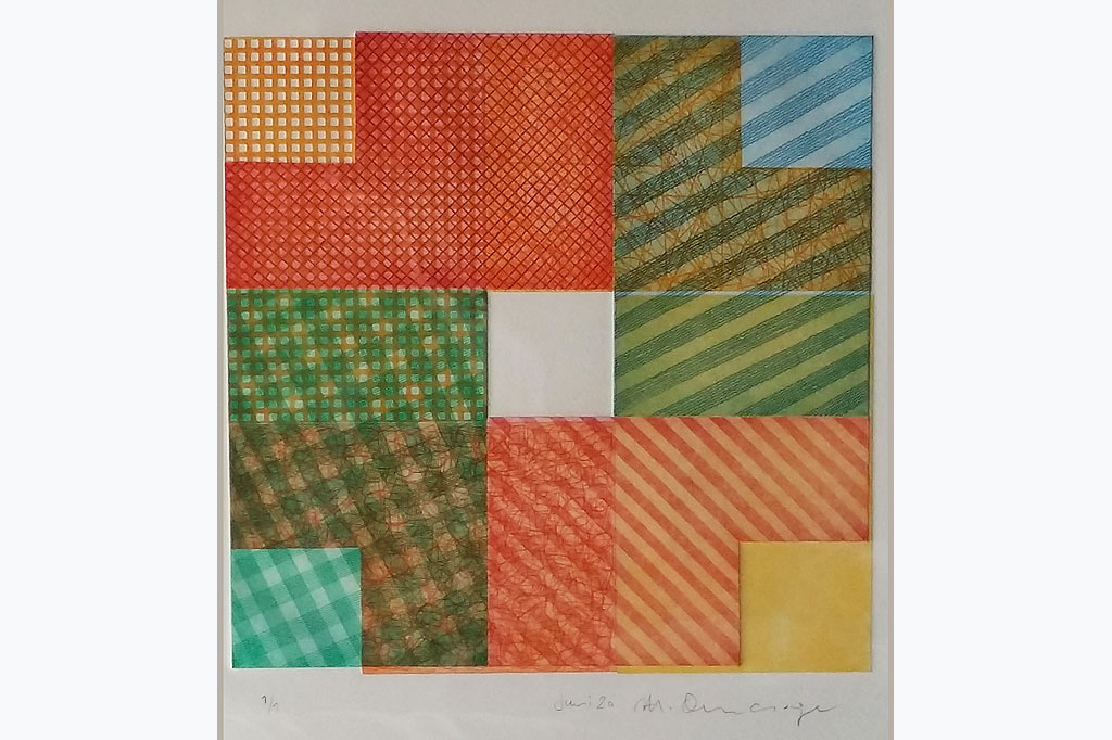 Manfred Ohnesorge, Farbradierung von 8 Platten, m.R., 40 X 50, 380 Euro
