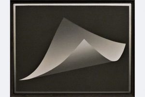 Thiele-Zoll, Acryl auf Leinwand, "Leere Botschaft", H 25 cm x B 32 cm, gerahmt 600 €