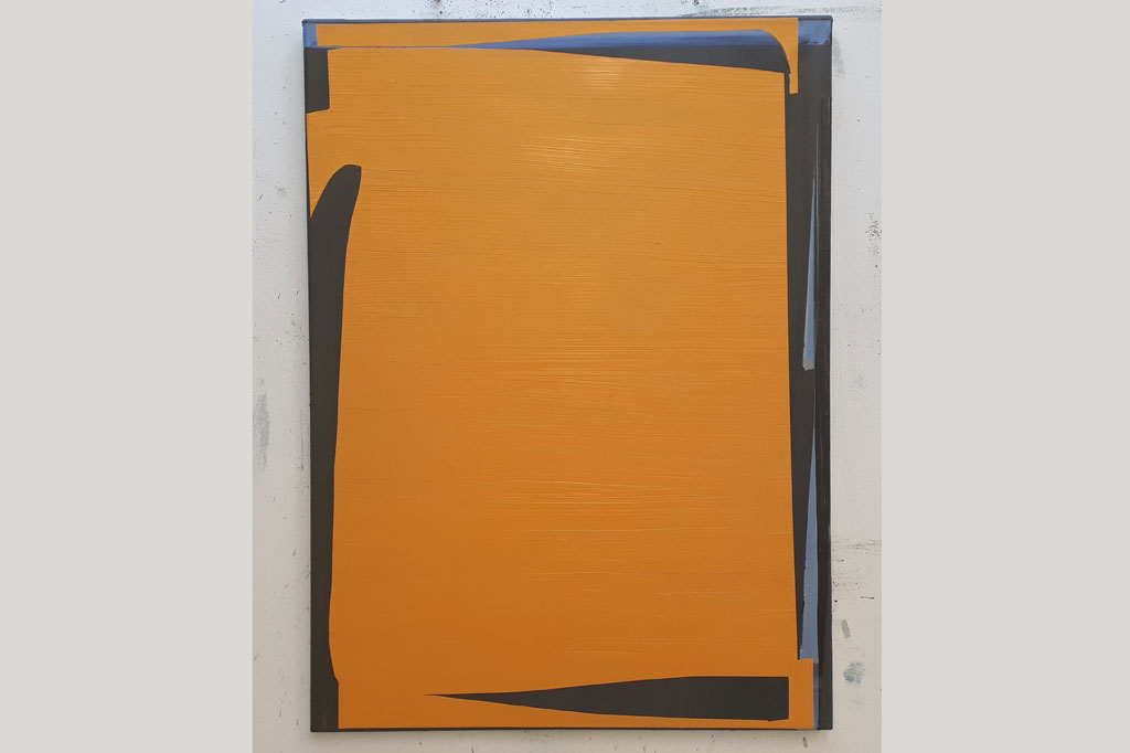 "Ohne Titel", Stefan Winkler, 55x74 cm, Öl auf Leinwand, 2020